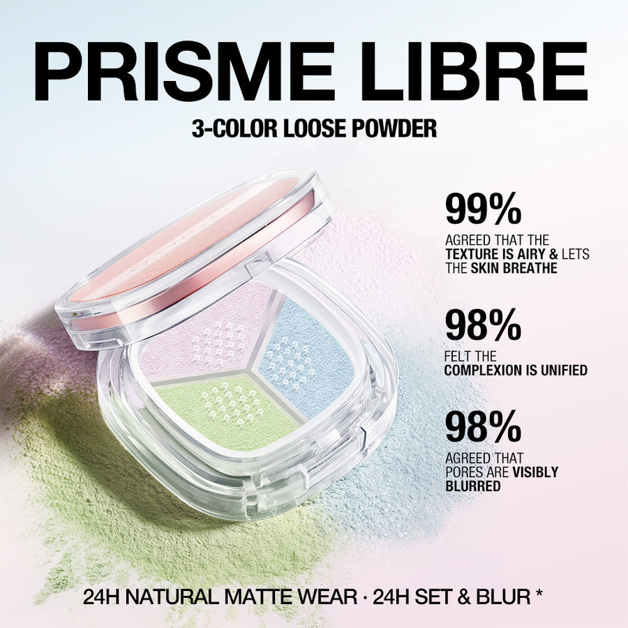 Three-Color Blurring Loose Setting Powder