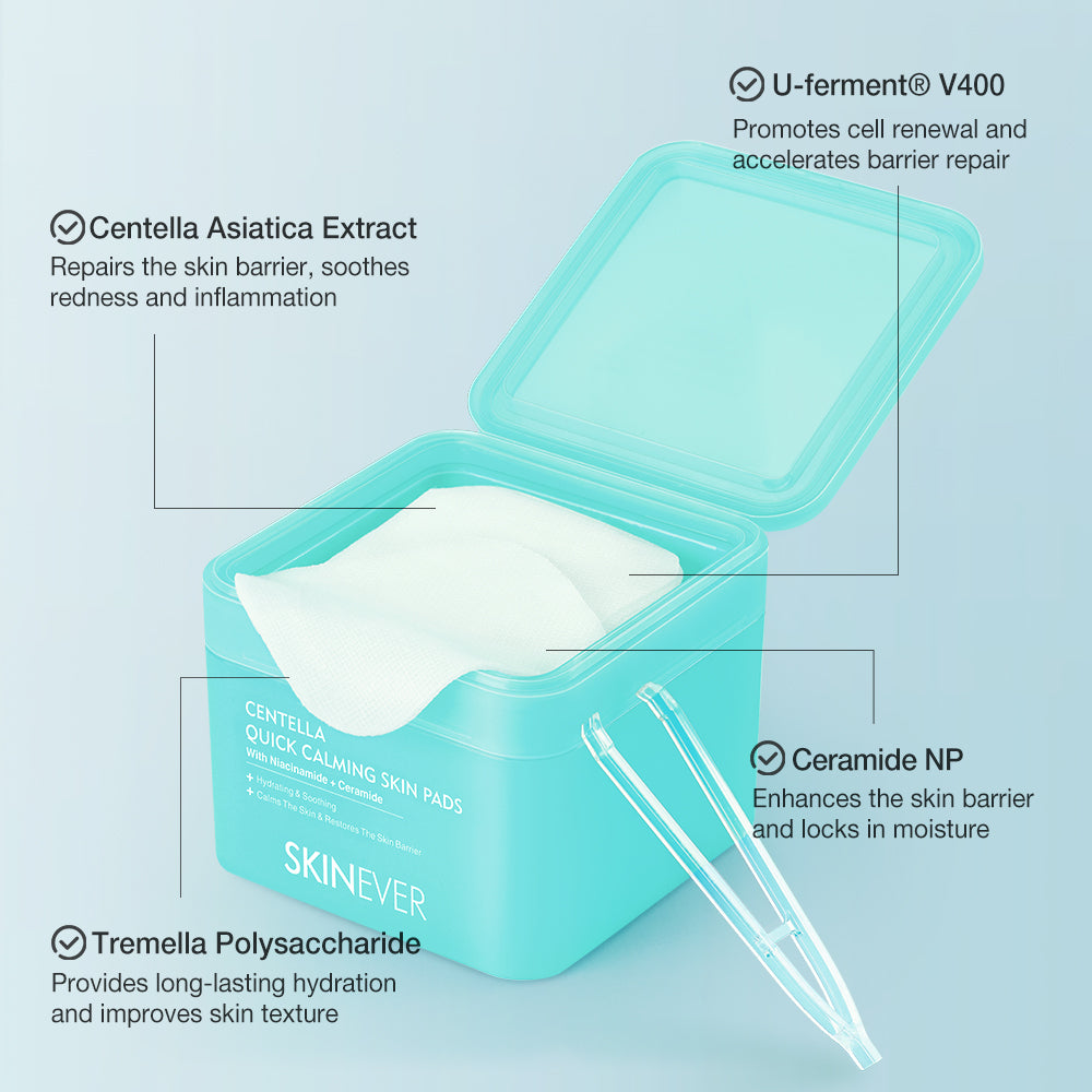 Centella Quick Relief Hydrating Toner Pads