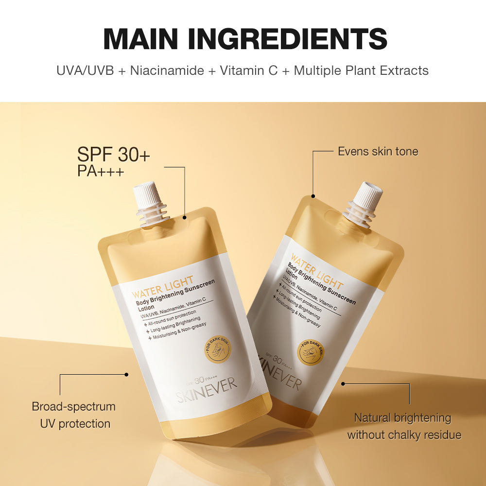 Water Light Brightening Tinted Sunscreen Lotion