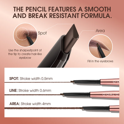 3in1 Hairlike Strokes Eyebrow Pencil