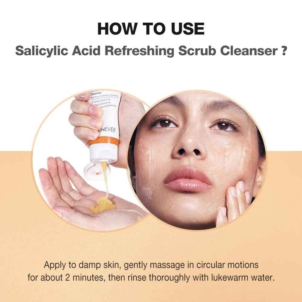 Exfoliating Salicylic Acid Refreshing Scrub Cleanser