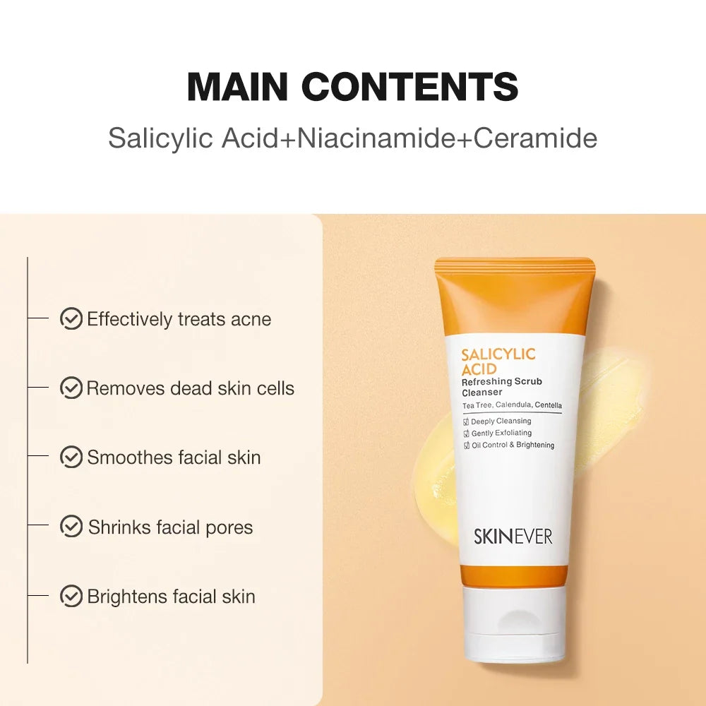 Exfoliating Salicylic Acid Refreshing Scrub Cleanser