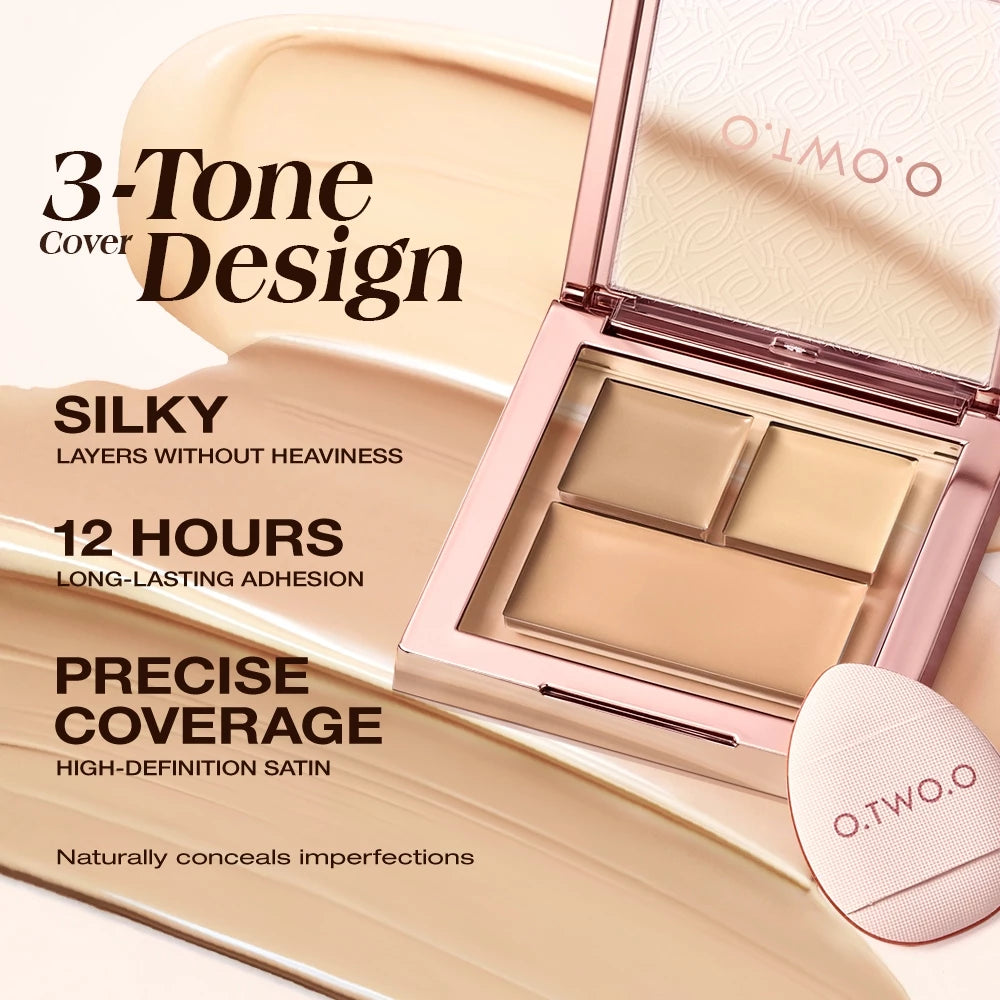 Tri-tone Flawless Coverage Concealer Palette