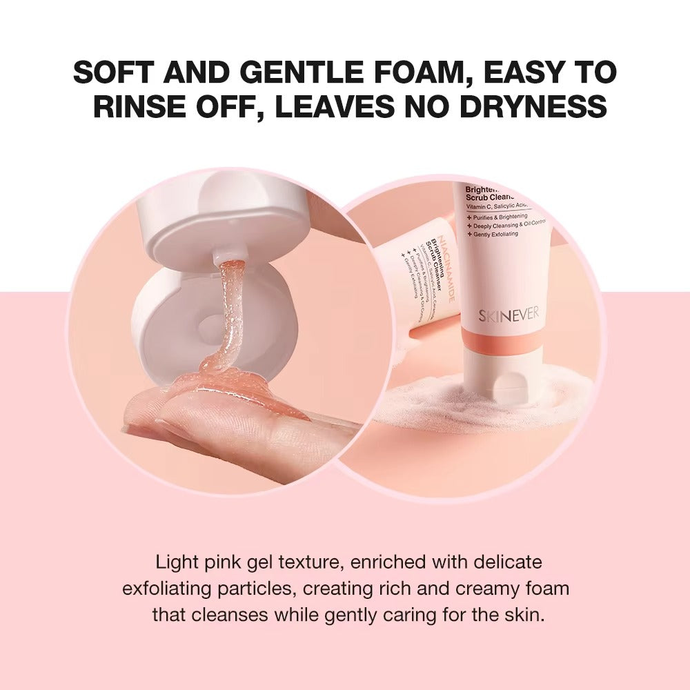 Niacinamide Brightening Deep Clean Scrub Cleanser