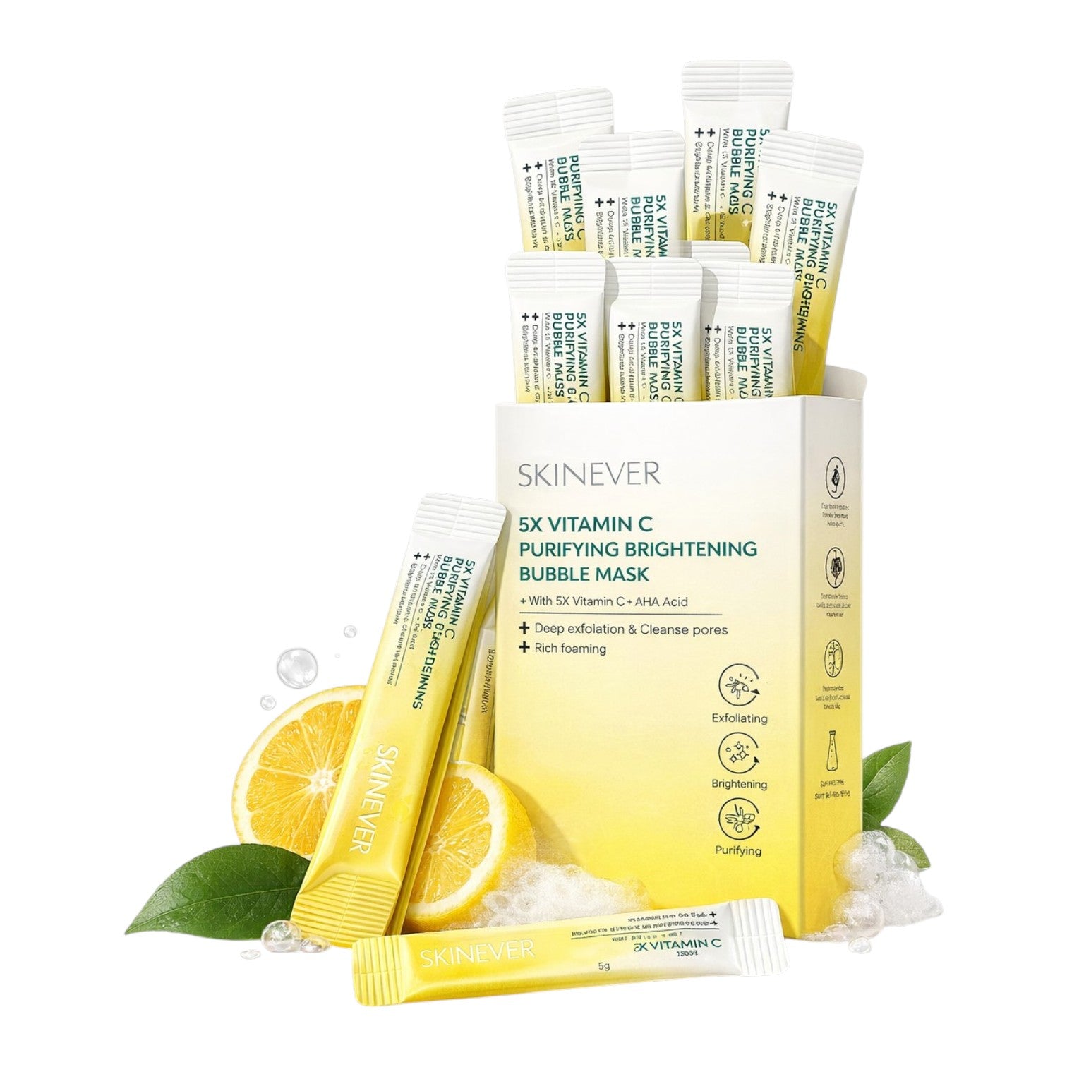 5X Vitamin C Purifying Bubble Mask (10 Pack)