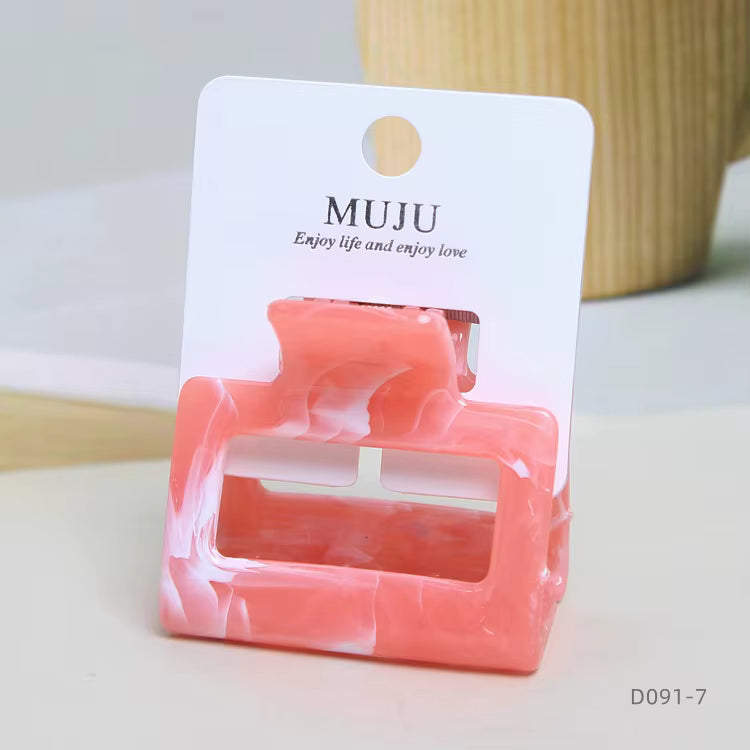 Marble Pattern Hair Claw