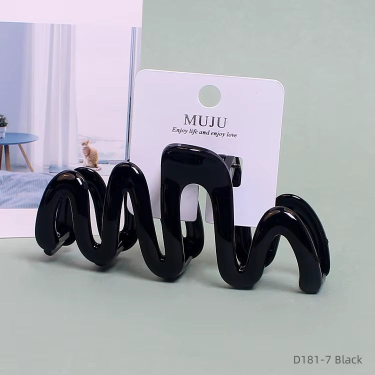 Zigzag Wave Hair Claw