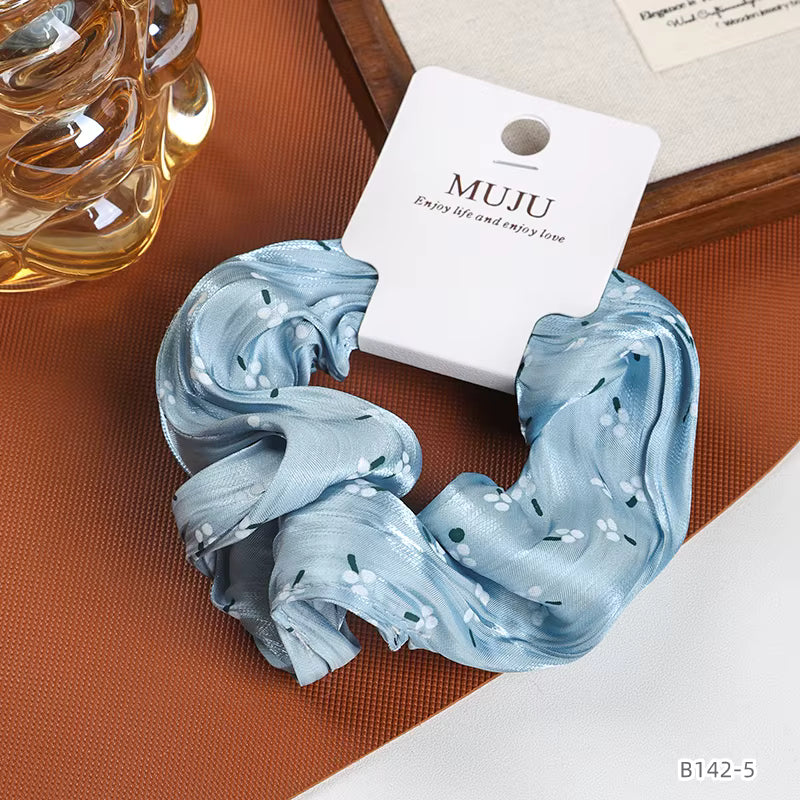 Glossy Satin Hair Scrunchie