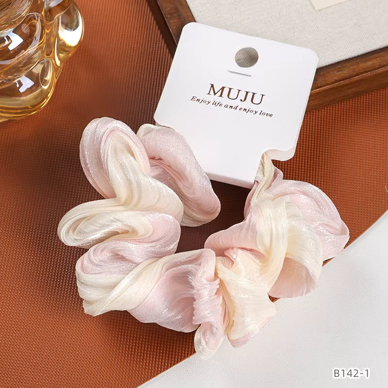 Glossy Satin Hair Scrunchie