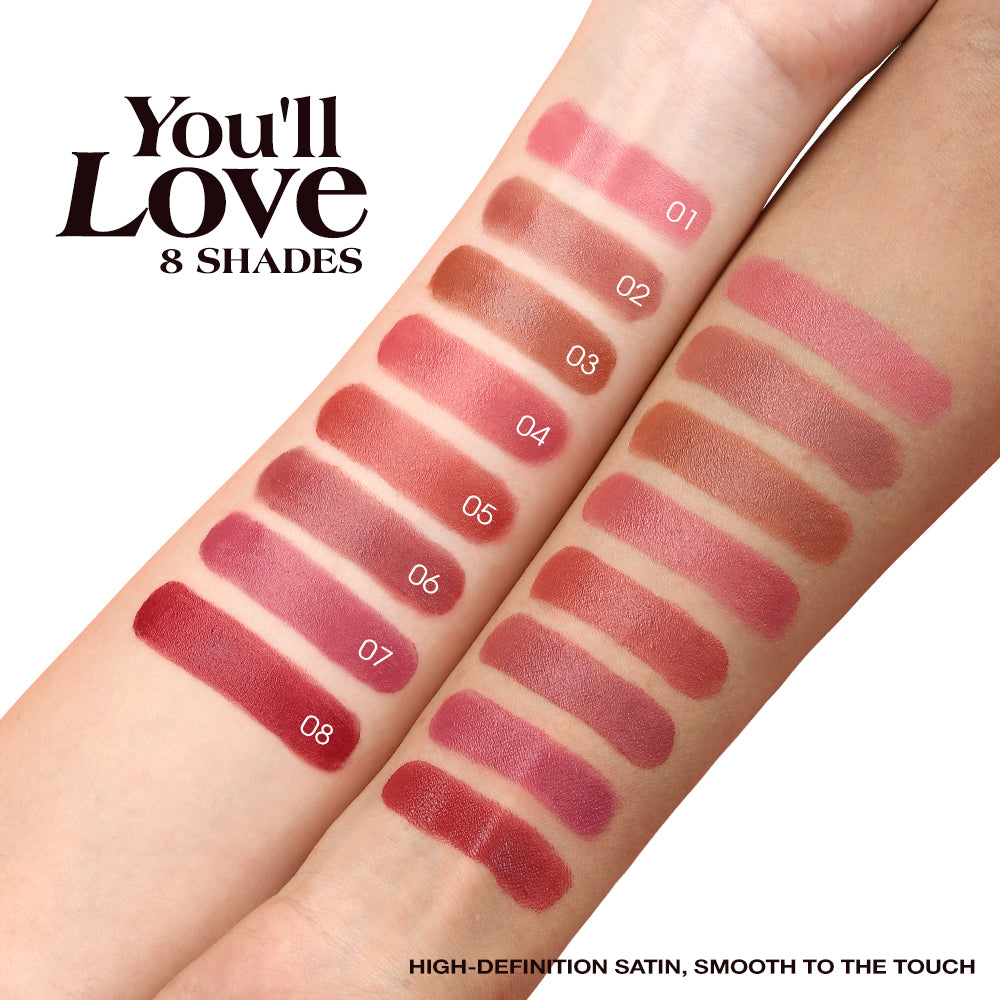 Moisturizing Long-Wear Satin Finish Lipstick