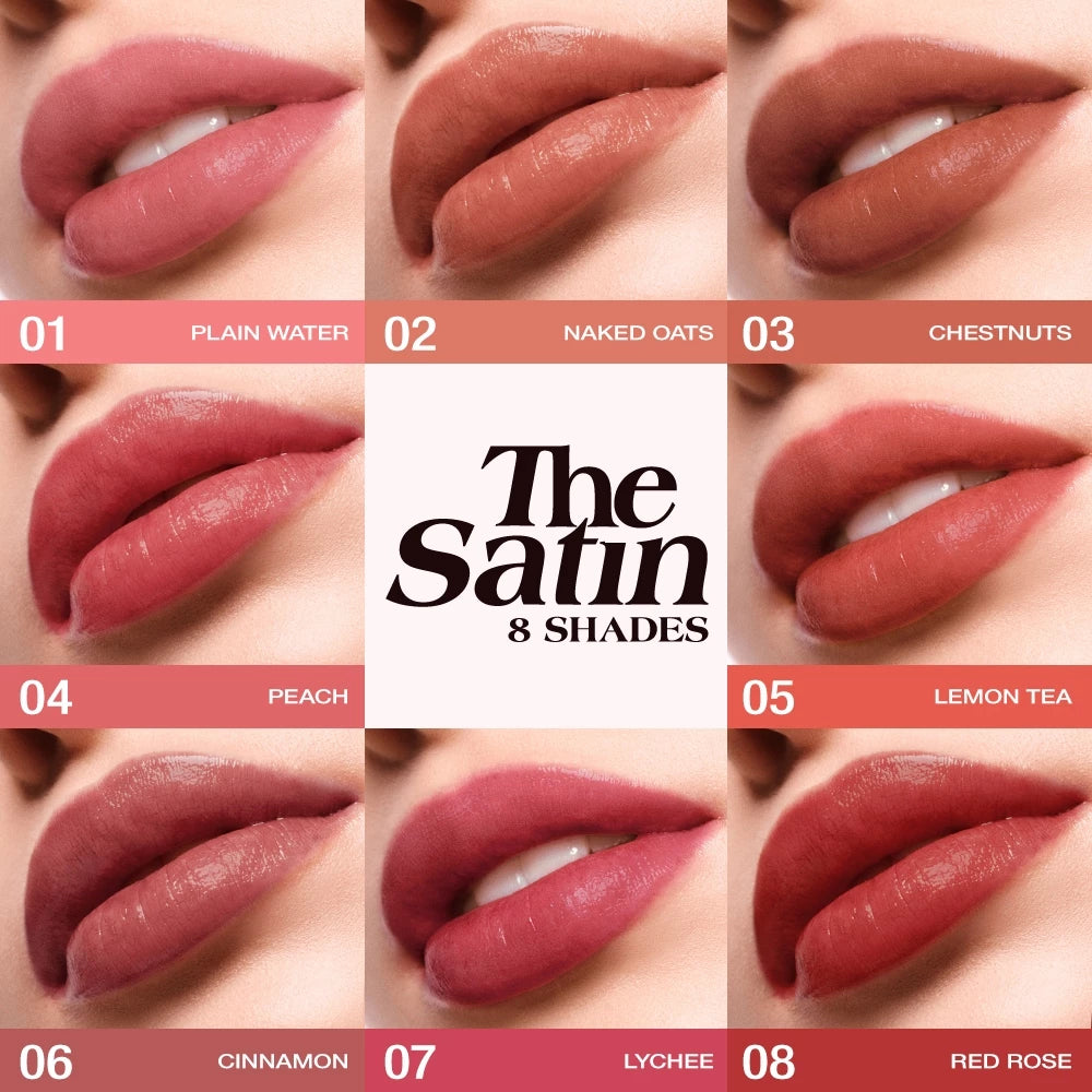 Moisturizing Long-Wear Satin Finish Lipstick