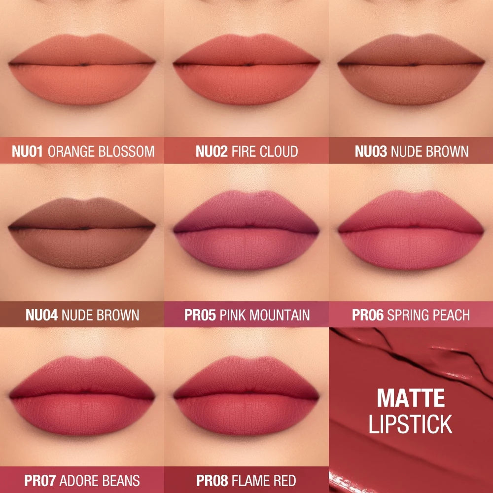 Silky Smooth Transfer Proof Matte Lipstick