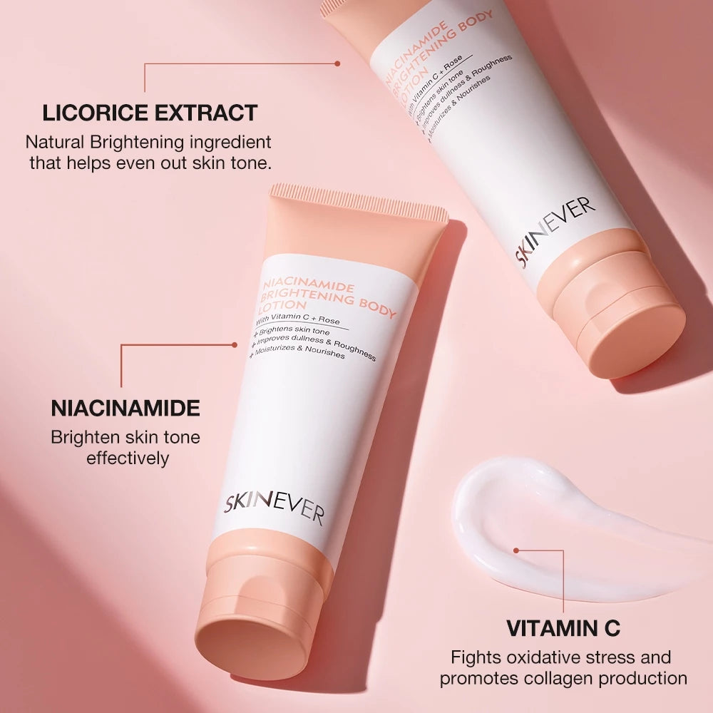 Rose Radiance Niacinamide Brightening Body Lotion