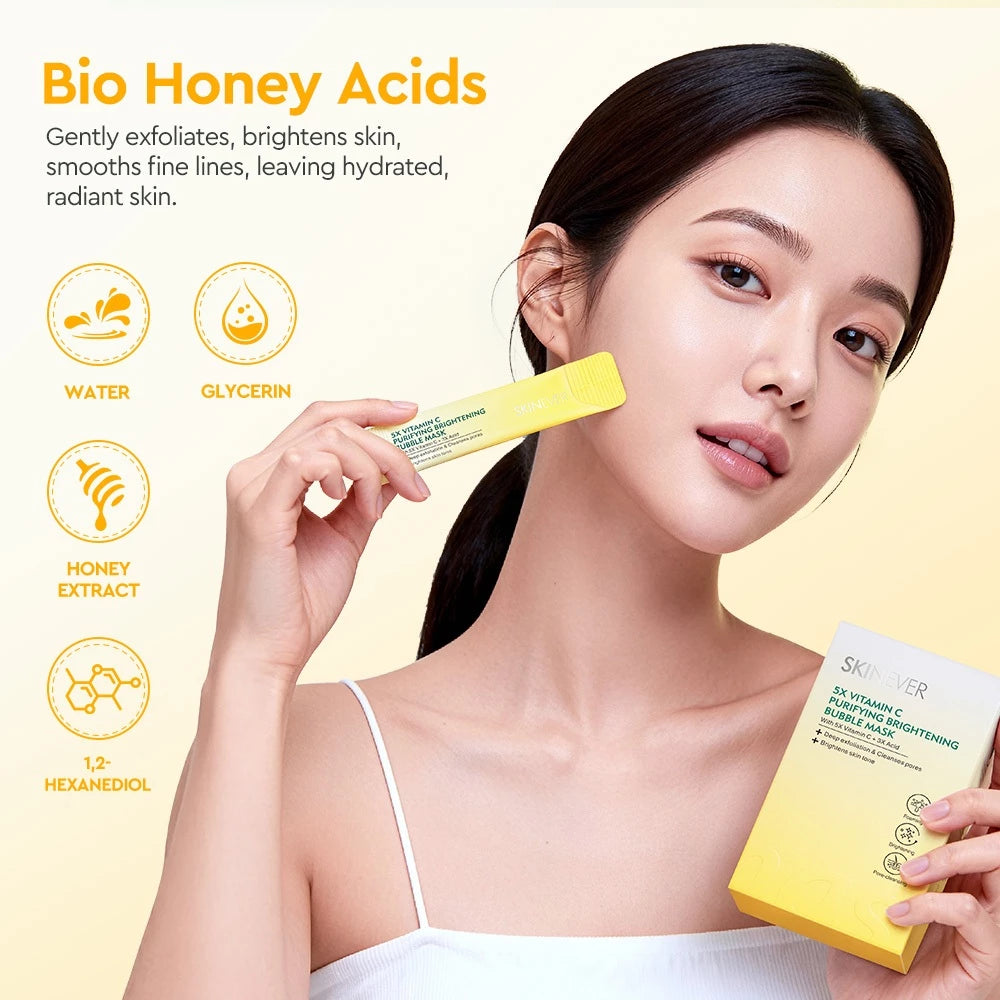 5X Vitamin C Purifying Bubble Mask (10 Pack)