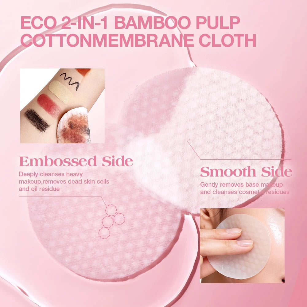 Peach Refreshing Makeup Cleansing Pads