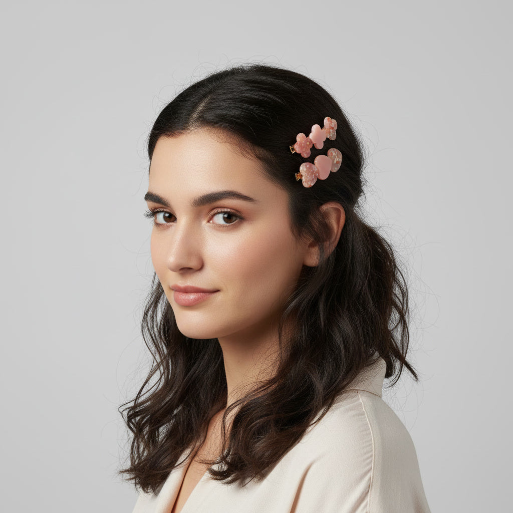 Candy Cloud Hair Clips Set