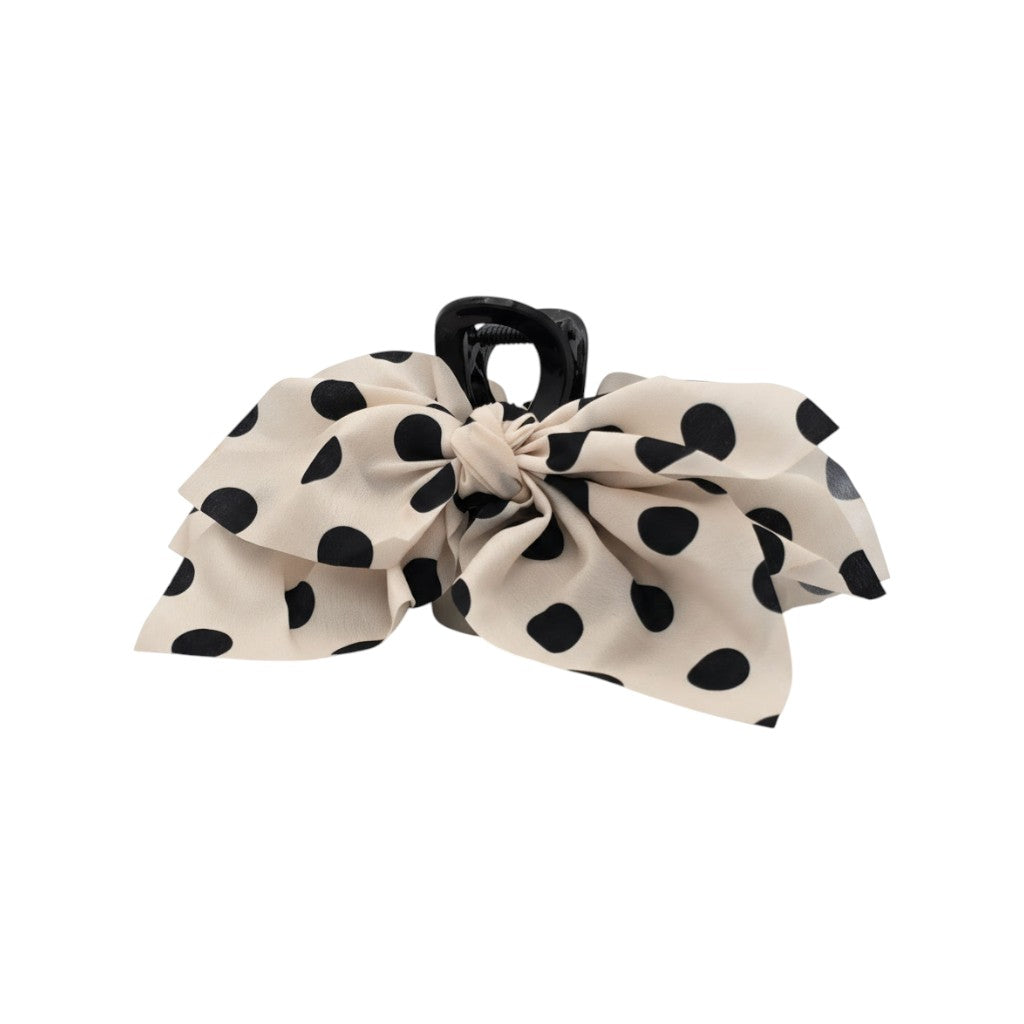 Dotty Bow Hair Claw