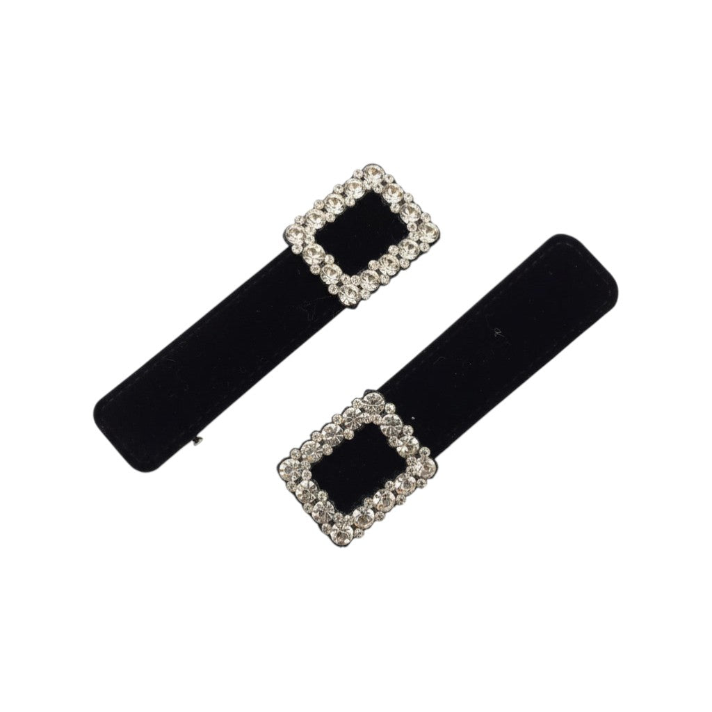 Buckle Glint Snap Hairpins Set