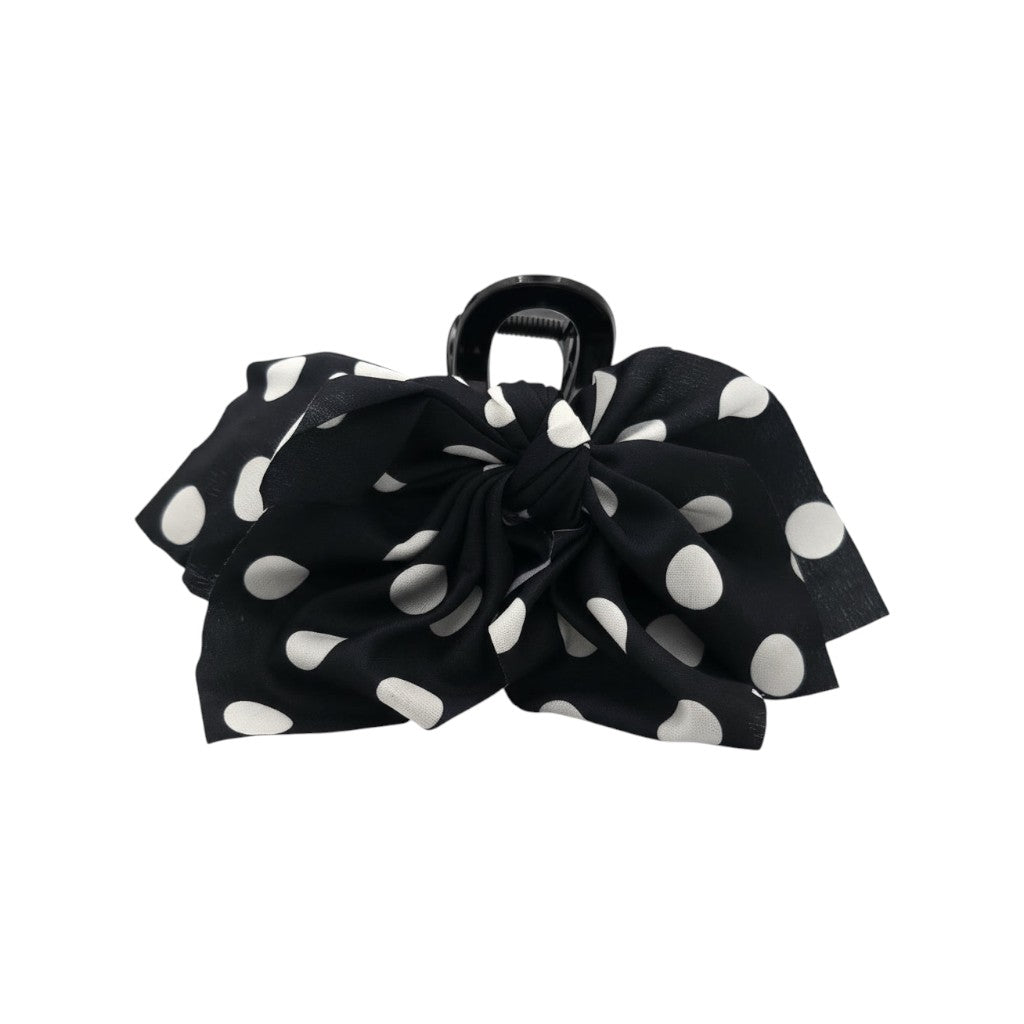 Dotty Bow Hair Claw