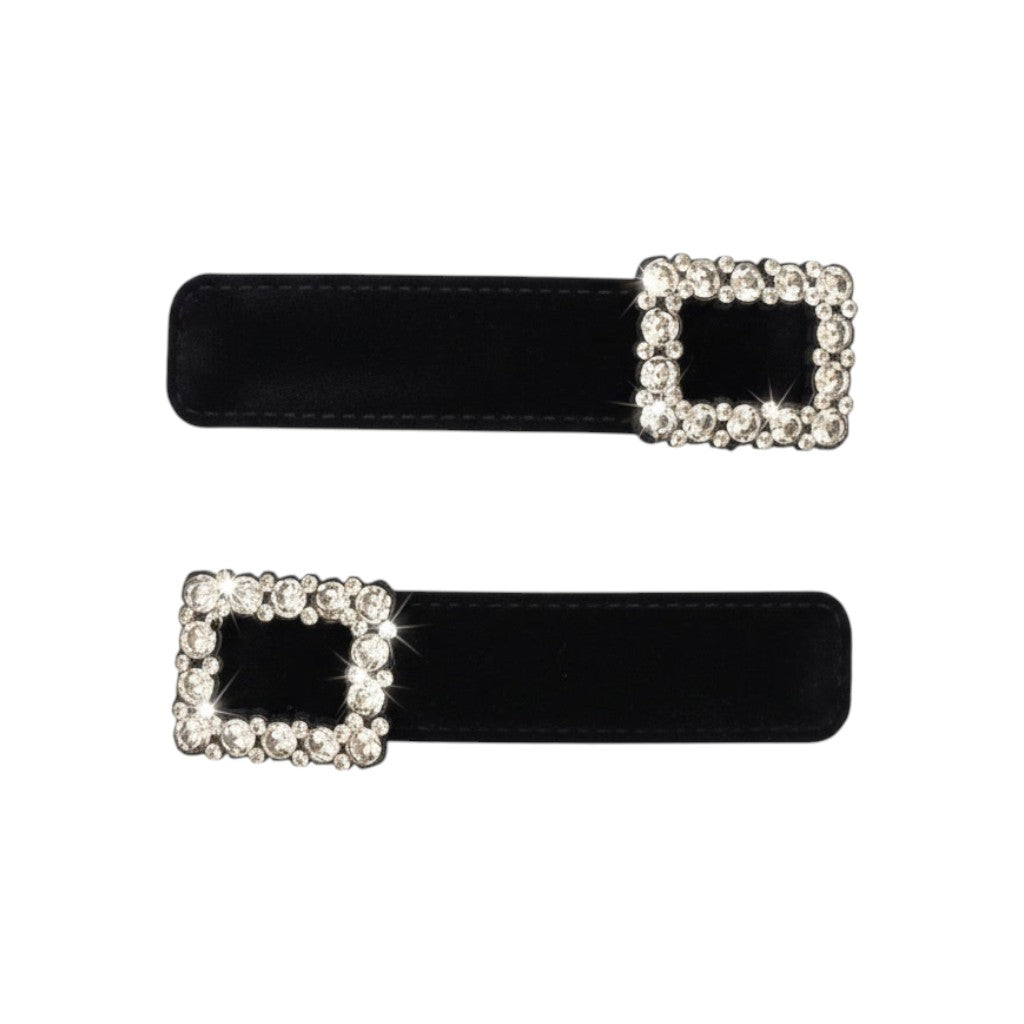 Buckle Glint Snap Hairpins Set