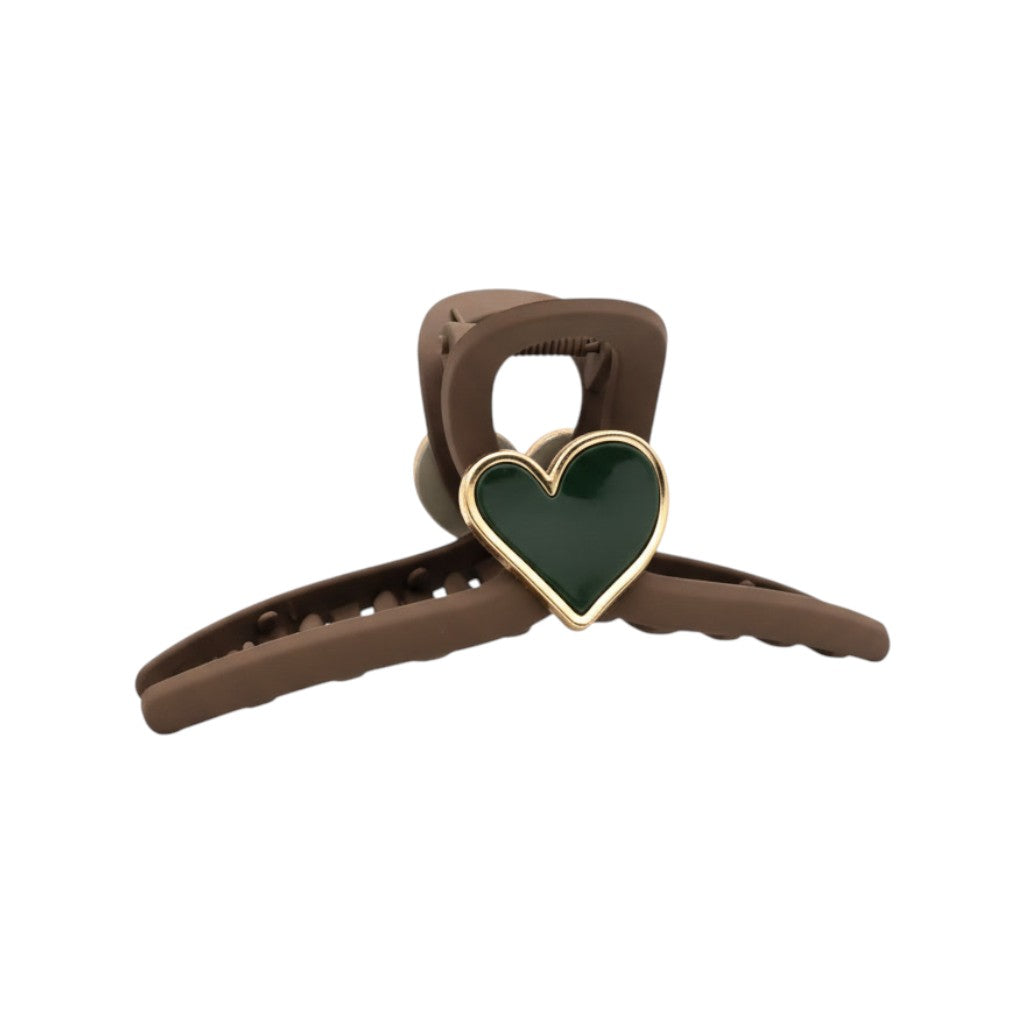 Blackout Heart Hair Claw