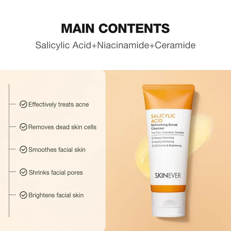 Exfoliating Salicylic Acid Refreshing Scrub Cleanser