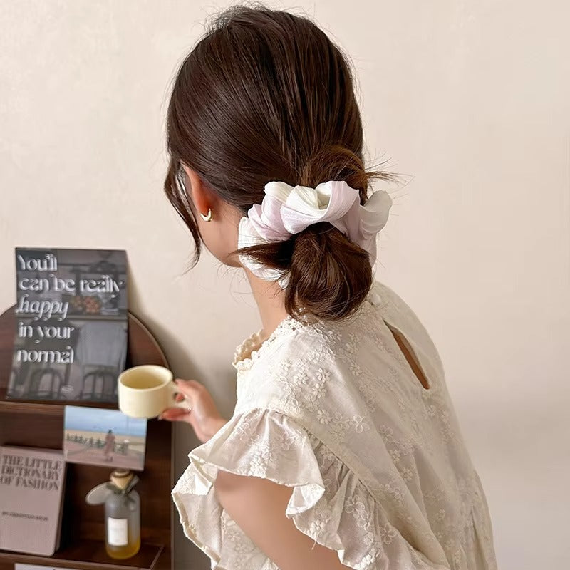 Glossy Satin Hair Scrunchie