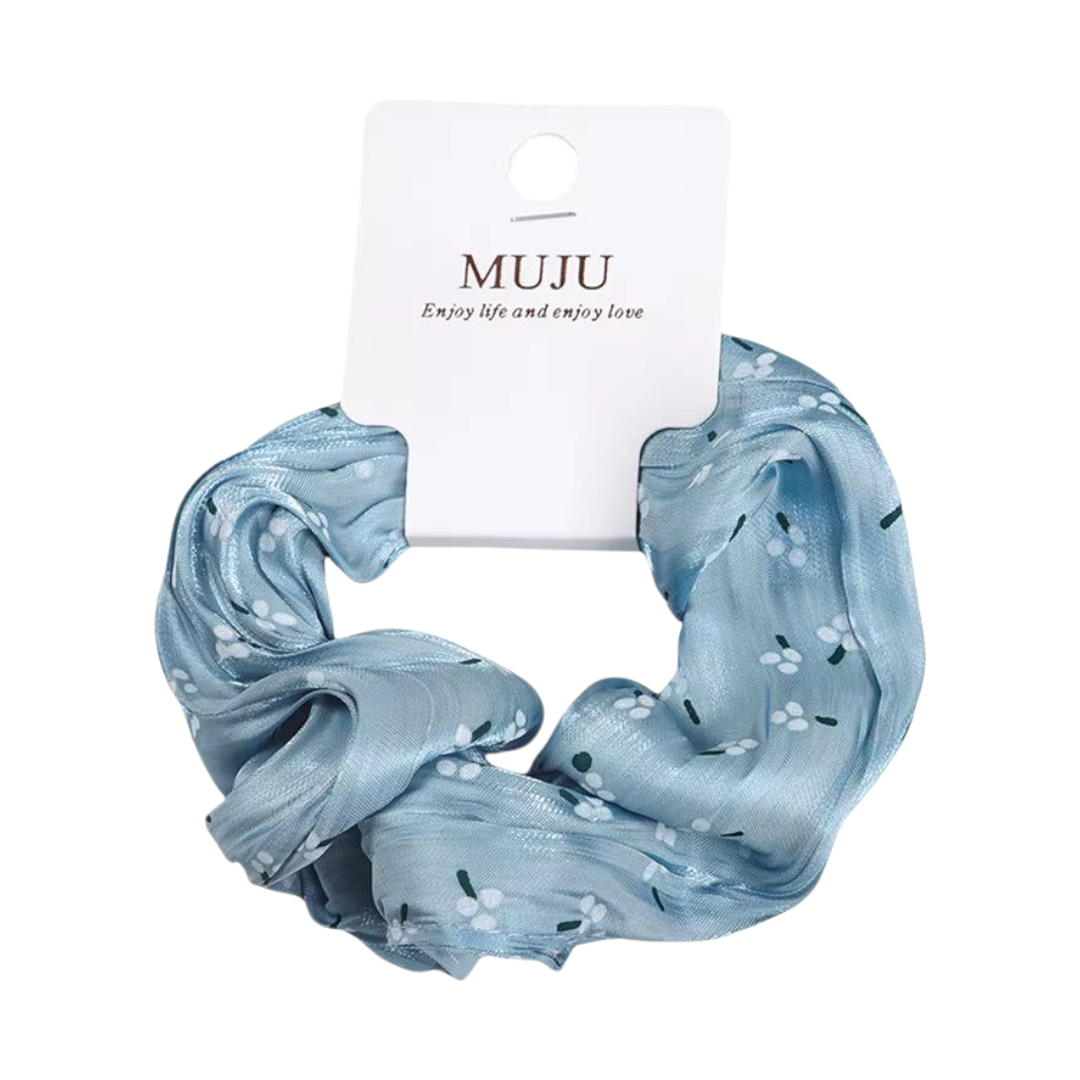 Glossy Satin Hair Scrunchie