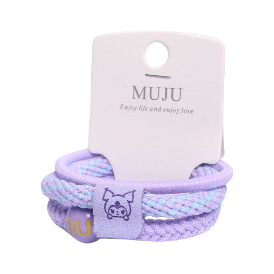 Braided Pastel Hair Tie Set