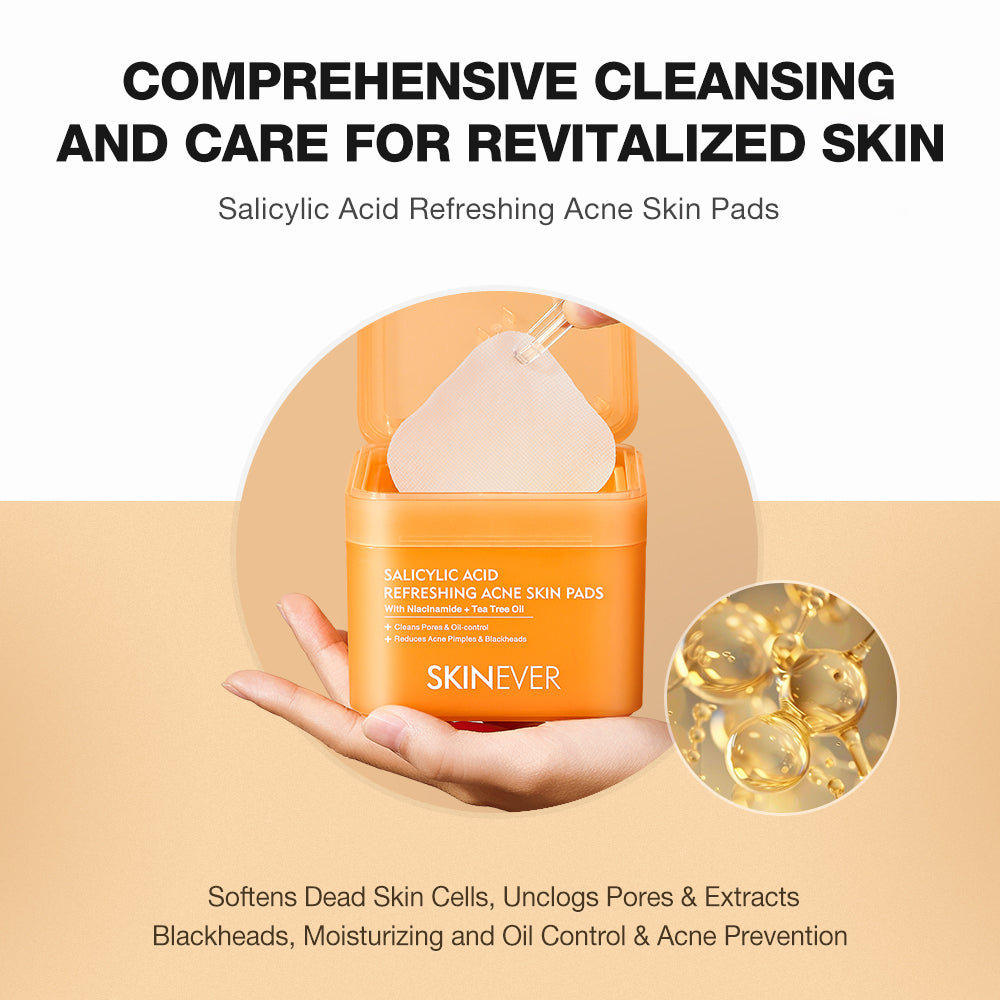 Acne Fighting Salicylic Acid Toner Pads