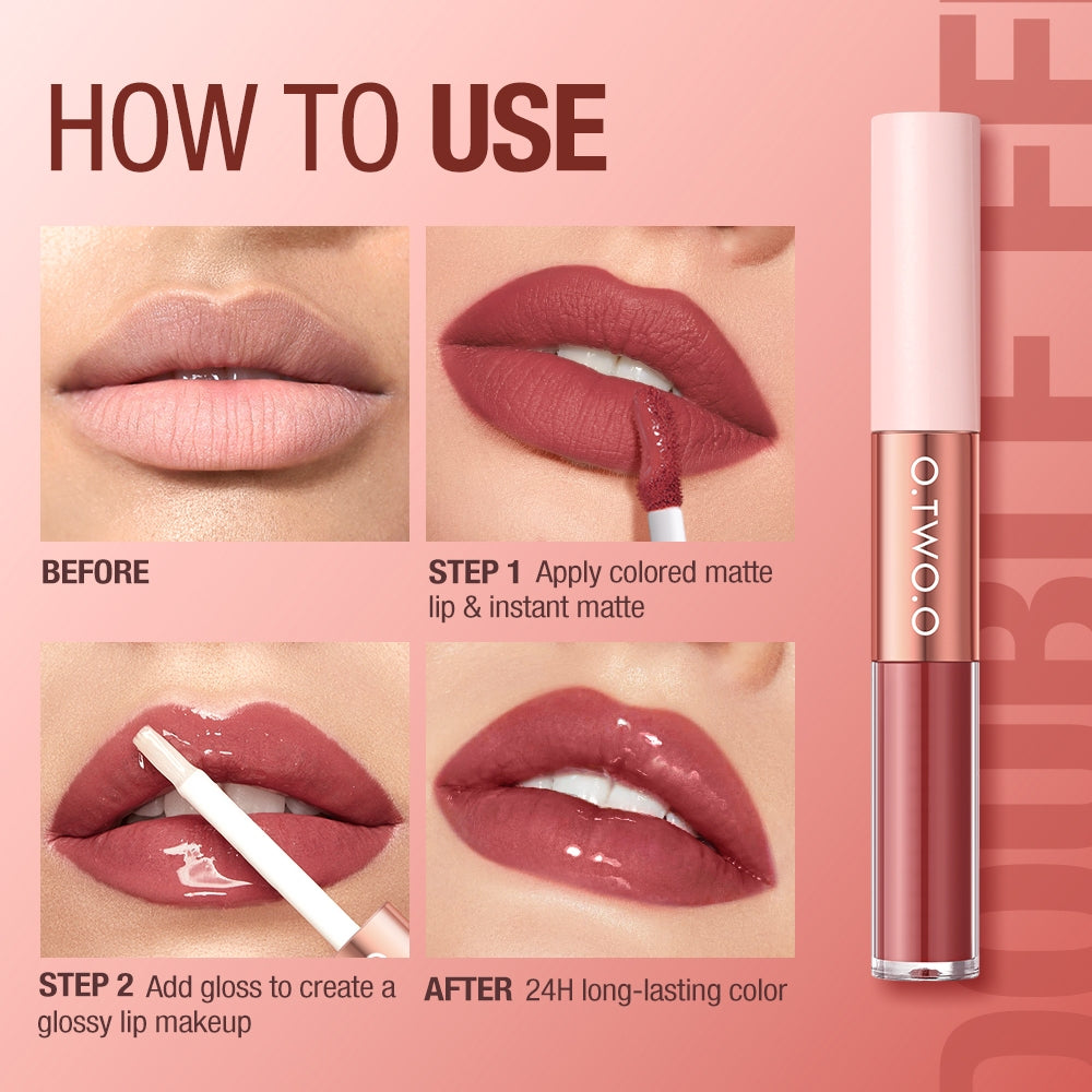 2in1 Kiss Proof Gloss X Lipstick